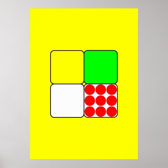 Poster A Corrida de Bicicleta Jerseys 3 Amarelo (Frente)