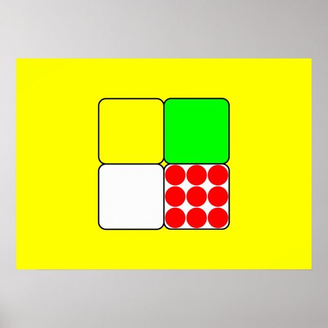 Poster A Corrida de Bicicleta Jerseys 3 Amarelo (Frente)