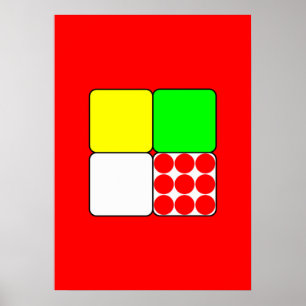 Poster A Corrida de Bicicleta Jerseys 3 Red