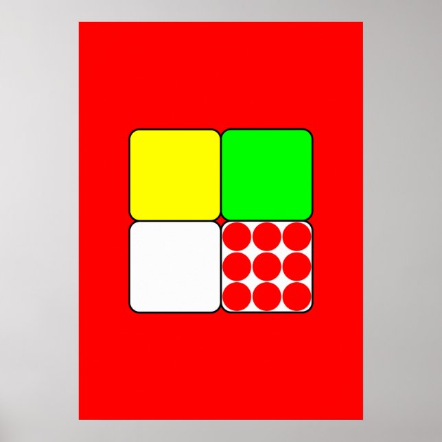 Poster A Corrida de Bicicleta Jerseys 3 Red (Frente)