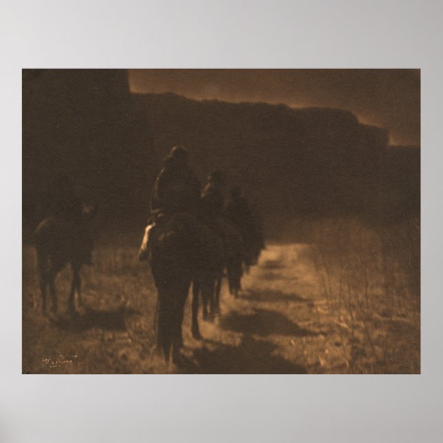 Pôster A corrida de desaparecimento - Navaho. (Frente)