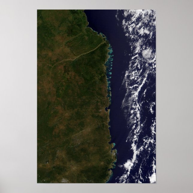 Pôster A costa de Moçambique (Frente)