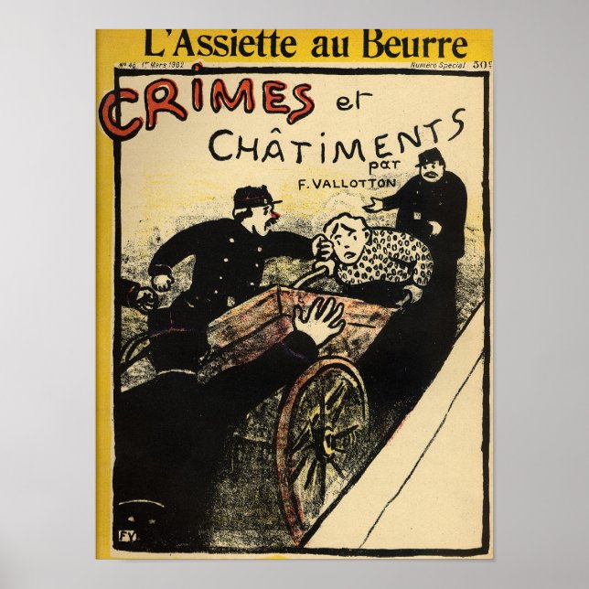 Pôster A costermonger is assaulted by the police (Frente)