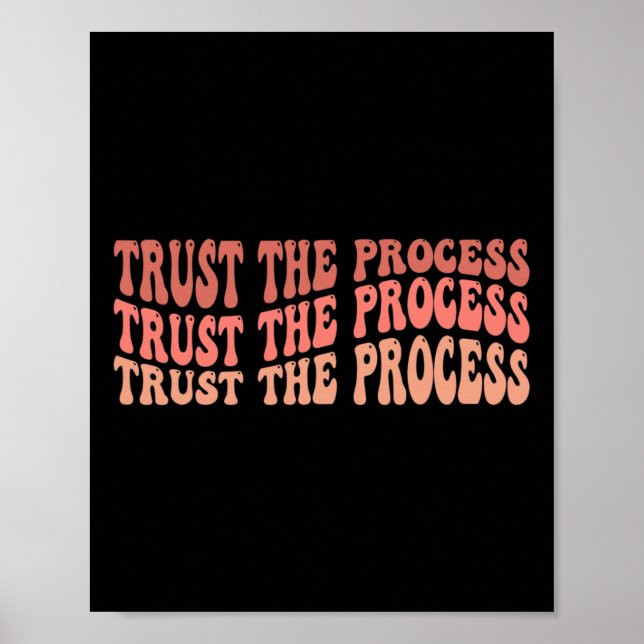 Poster A Cotação Inspiracional de Autoamor do Processo (Frente)
