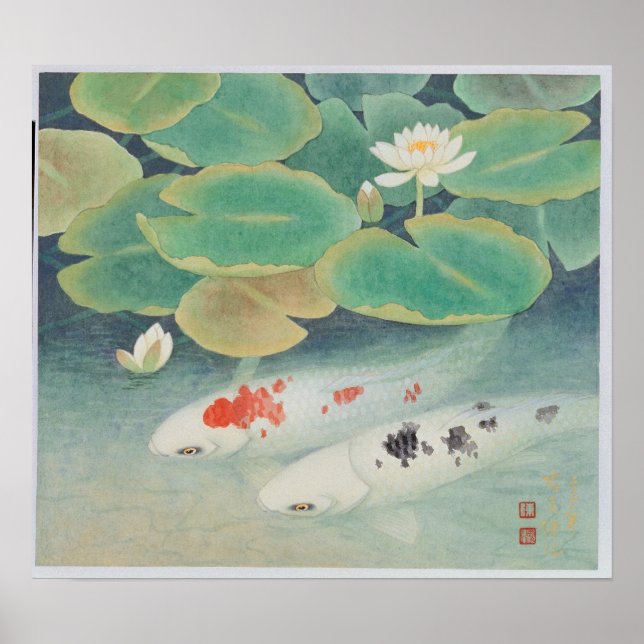 Pôster A Couple under Lotus Frame (Frente)