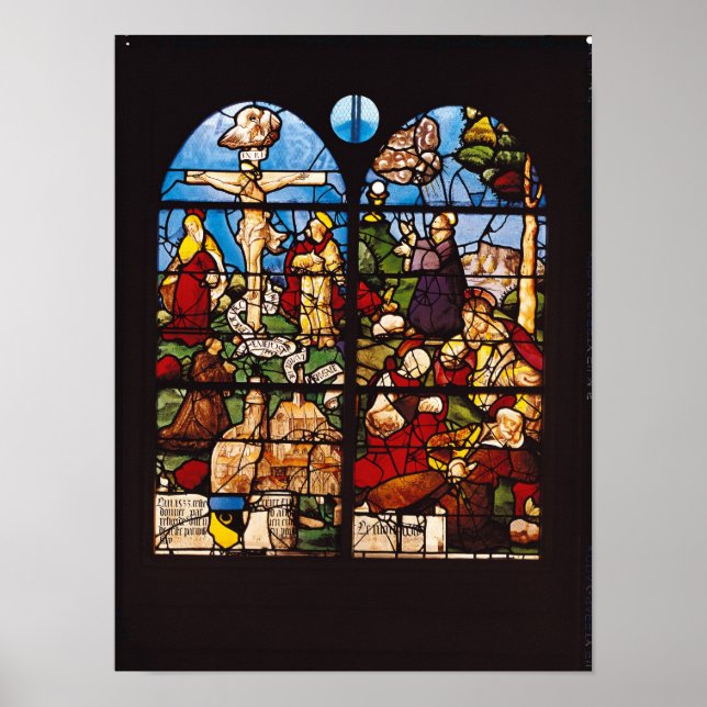 Pôster A Crucificação e o Monte das Azeitonas, 1533 (Frente)