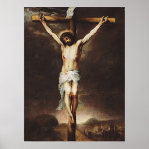 Poster A Crucificação por Bartolome Esteban Murillo
