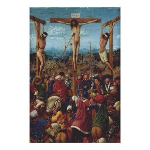 Pôster A Crucificação por Van Eyck