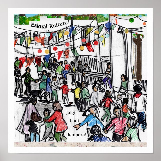 Poster A cultura basca surge no mal do mundo (Frente)