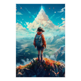 Pôster A Cúpula em Sua Alma | Anime Hiker Girl