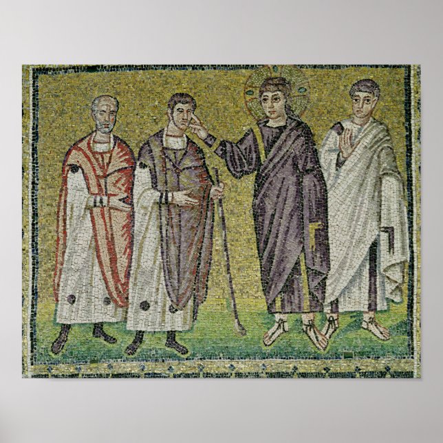 Poster A cura de dois cegos de Jericho (Frente)