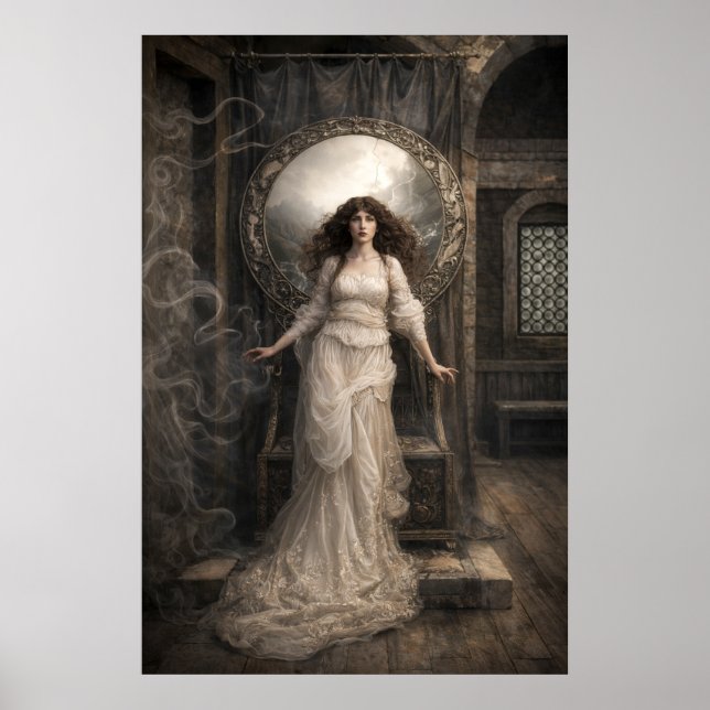 Poster A Dama de Shalott (Frente)