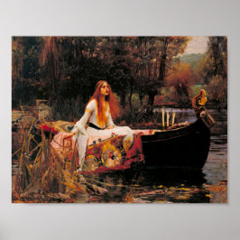 Poster A Dama de Shalott John William Waterhouse