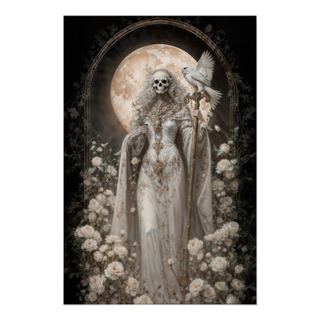 Pôster A Dama Poderosa Santa Morte (Frente)