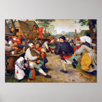 A dança camponesa, Pieter Bruegel
