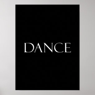 Poster A dança cita citações inspiradas da dança