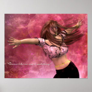 Poster A dança como ninguém está olhando
