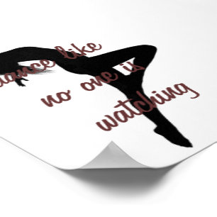 Poster a dança como ninguém está olhando