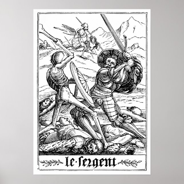 Pôster A dança da morte - o soldado (Frente)