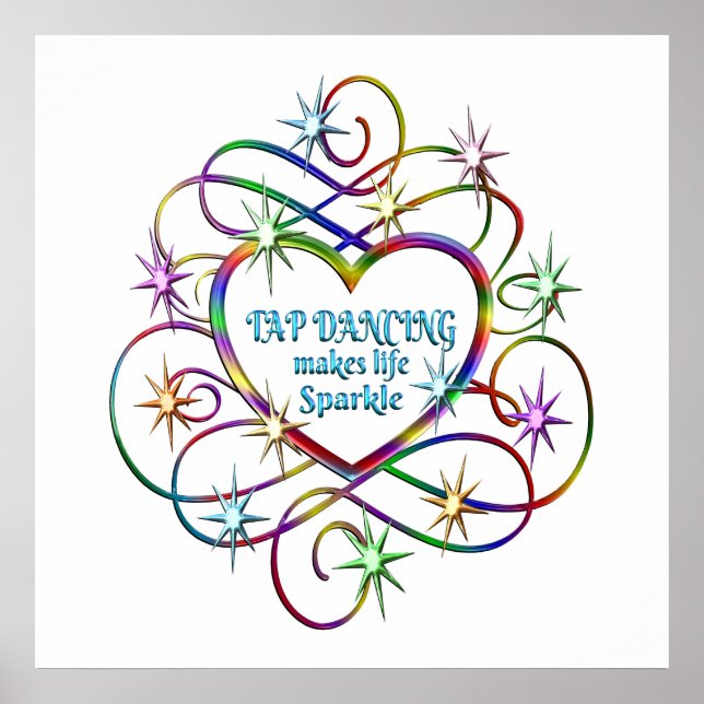 Poster A dança da torneira faz a vida brilhar (Frente)