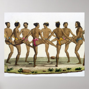 Poster A dança dos insulares de Caroline, chapeia 22 'do