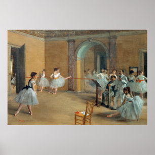 Poster A dança Foyer na Ópera Edgar Degas