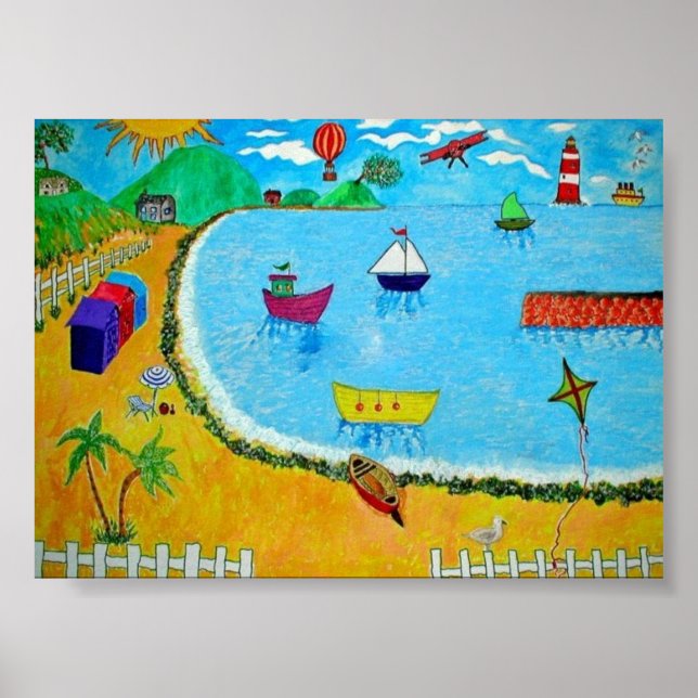 Poster A Day At The Seaside (Frente)