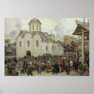 Pôster A defesa da cidade, 1918