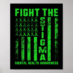 Poster A Depressão de Sensibilização para a Saúde Mental