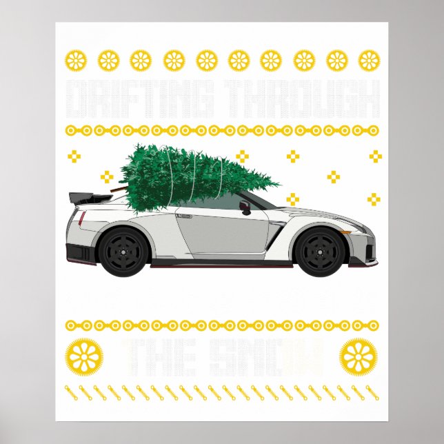 Poster à deriva na neve 2 (Frente)