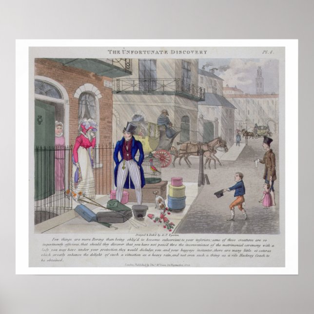 Pôster A Descoberta Infeliz, de "Bores Fashionáveis (Frente)