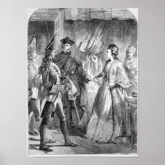 Pôster A detenção de Caroline Matilda (Frente)