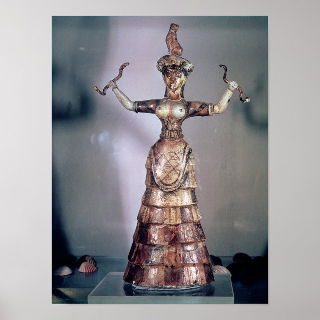 Pôster A Deusa das Serpentes (Frente)