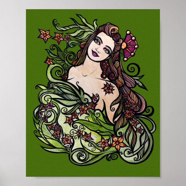 Poster A Deusa Imperatriz Tarot (Frente)