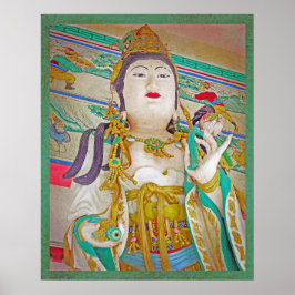 Poster A Deusa Quan Yin em seu Templo