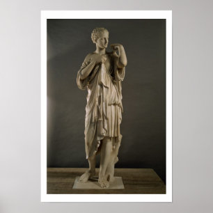 Poster A Diana de Gabii, romana (mármore) (veja