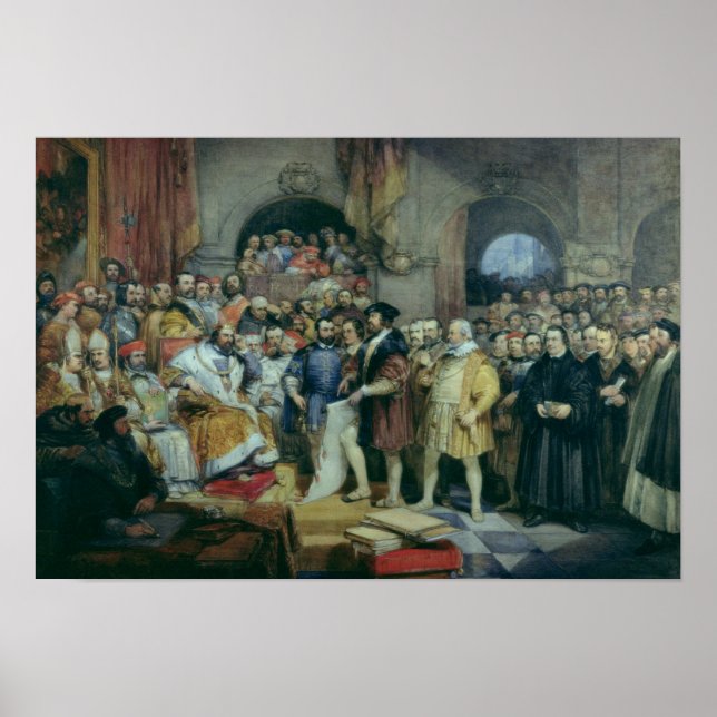 Pôster A Dieta das Espiras, 19 de abril de 1529 (Frente)