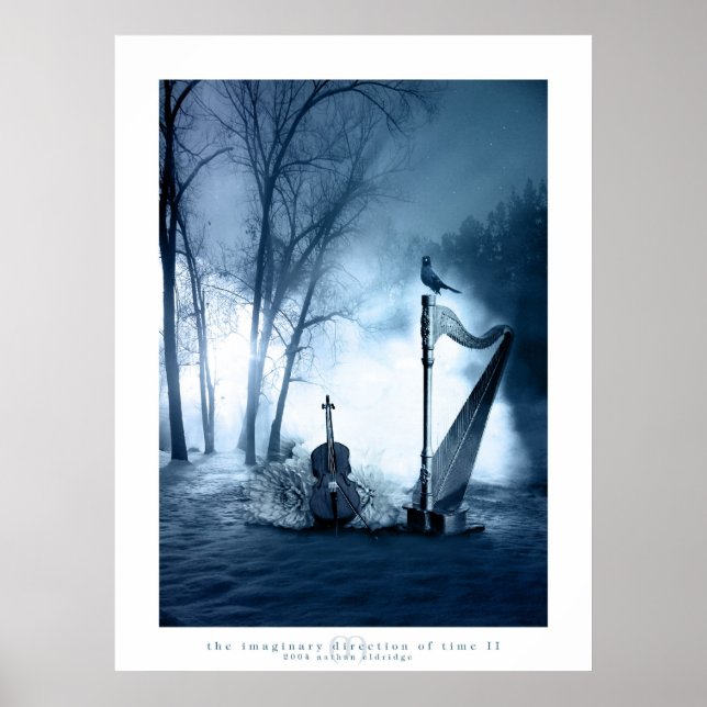 Pôster A direção imaginária do tempo II (Frente)