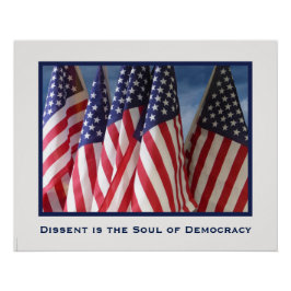 Pôster A dissidência é a Alma da Democracia Poster 25" x 