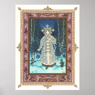 Poster A donzela da neve por Boris Zvorykin