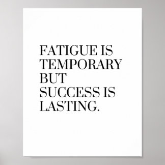 Poster A dor é temporária, mas o sucesso é permanente