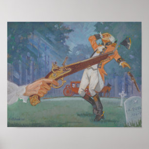 Poster A Duel - 1776-1976, por James C. Kulhanek