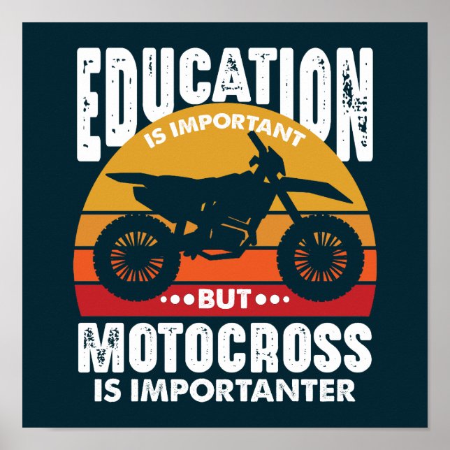 Poster A Educação É Importante, Mas Mais Importante (Frente)