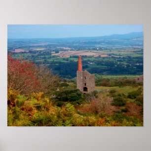 Pôster A elevação no amarra Bodmin amarra Cornualha