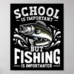 Poster A Engraçada Escola De Pescadores De Pesca É Import