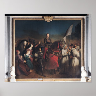 Poster A entrada de Joana do arco em Orleans