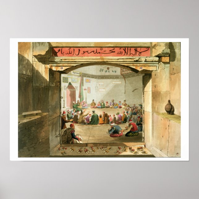 Pôster A entrada para a torre dos ventos, Atenas, para (Frente)