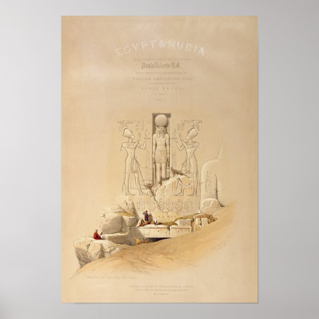 Poster A entrada para o Templo do Excelente de Aboo (Frente)