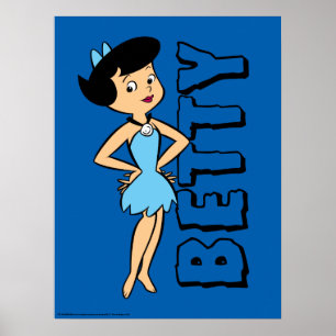 Poster A entulho dos Flintstones   Betty