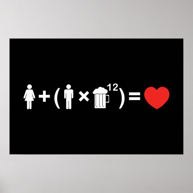 Pôster A Equação do Amor para os Homens (Frente)